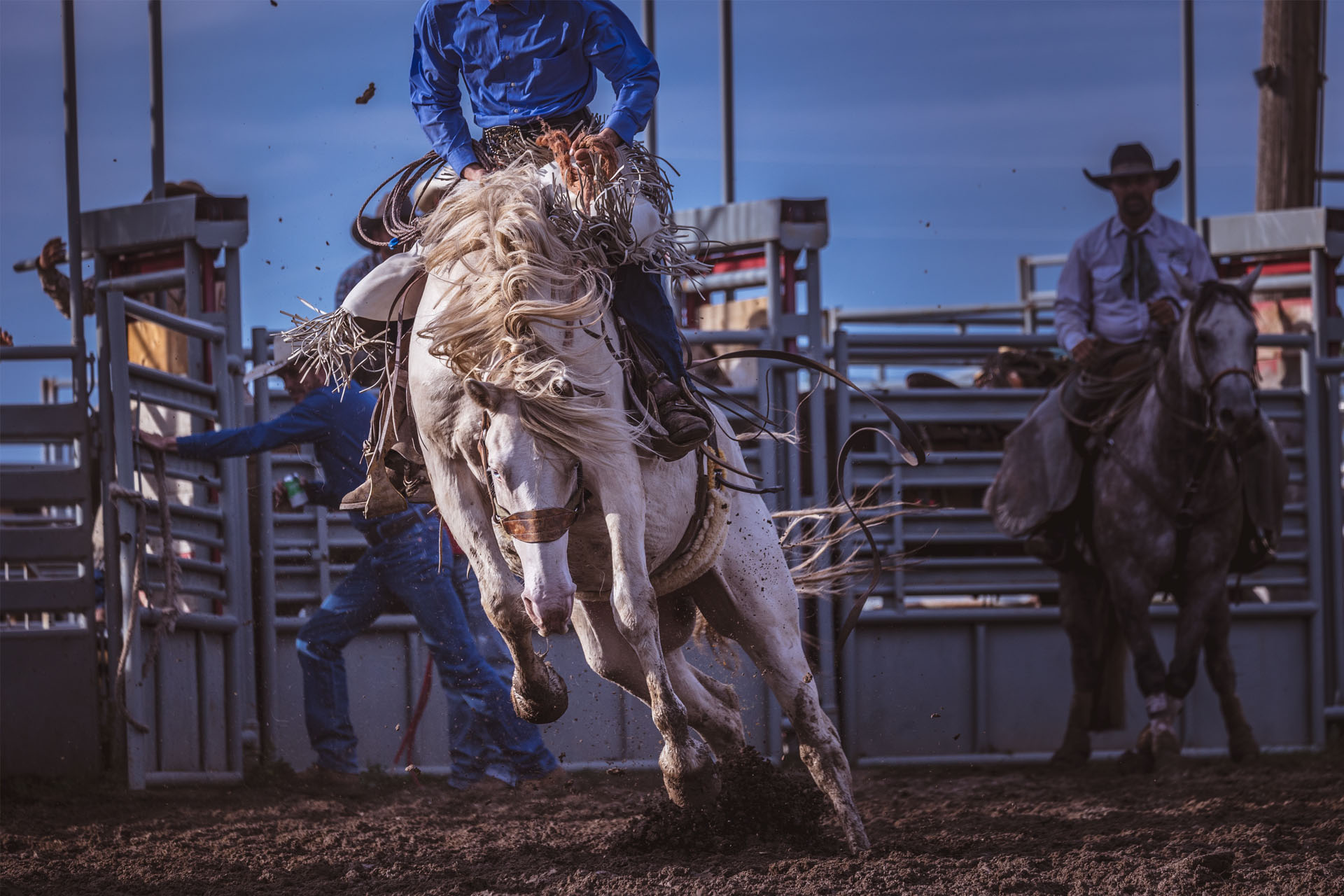 cold early morning on set